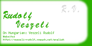 rudolf veszeli business card